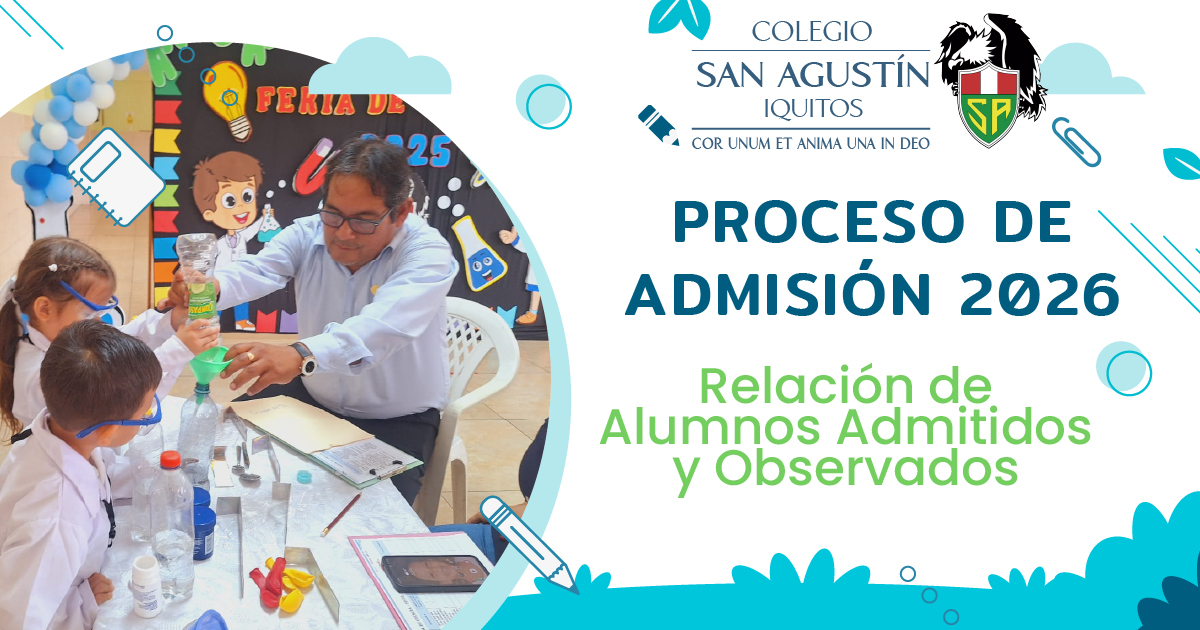 RELACIÓN DE ALUMNOS ADMITIDOS PARA 3 Y 5 AÑOS INICIAL 2026